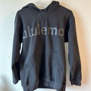 Lululemon black sweatshirt hoodie sz 6